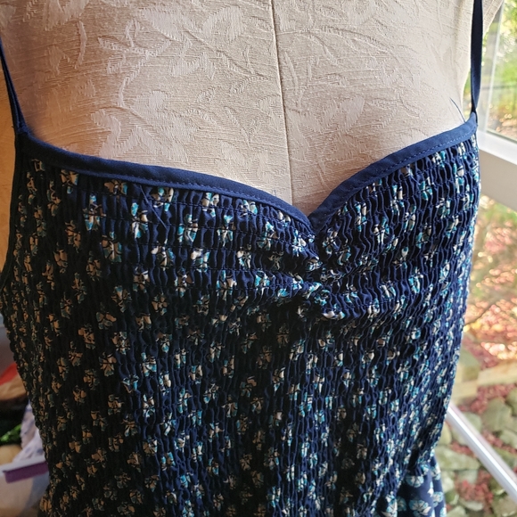 Xhilaration Smocked Fit & Flare Dress - Picture 4 of 8